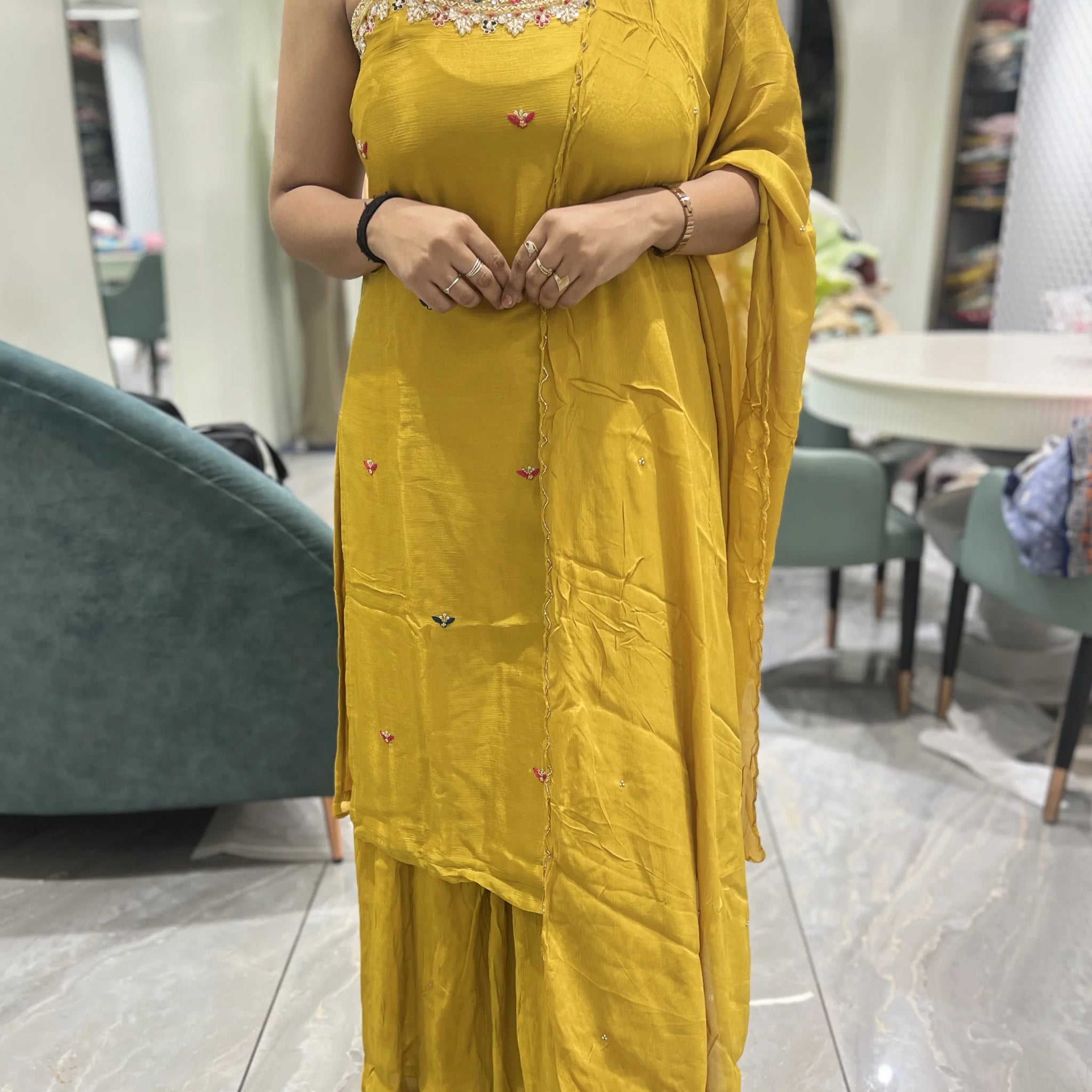 Yellow Hand Work Important Three Piece - HDDGORI 650 2