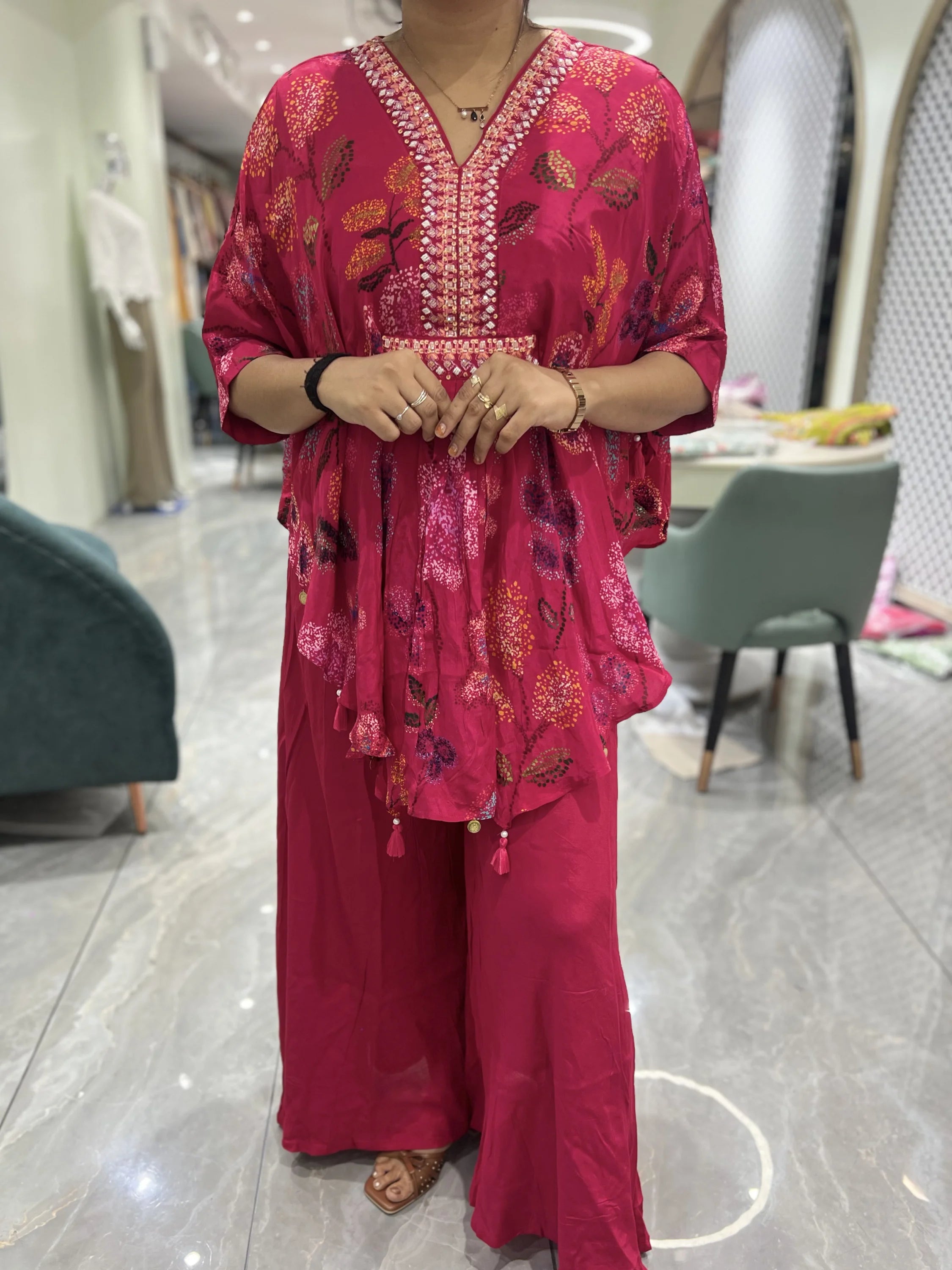 Raani Embroidery Reyon Cordset - IDGORI 731 3