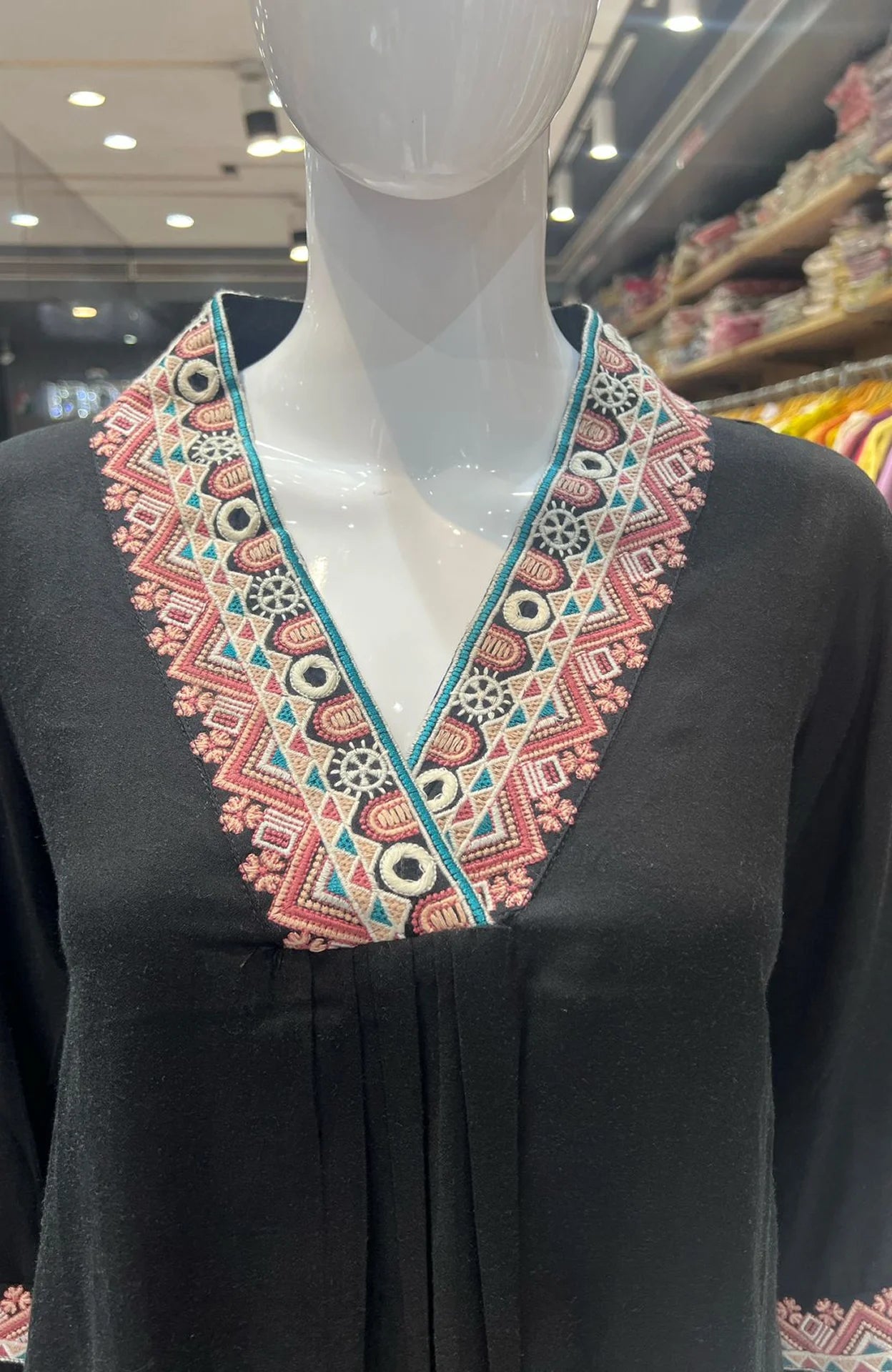 Black Rayon Embroidered Cord Set for Women | Stylish Co-ord Set with Designer Work